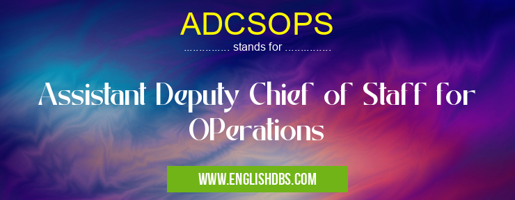 ADCSOPS