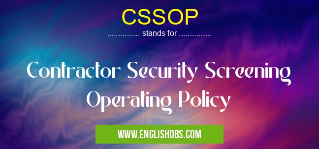 CSSOP