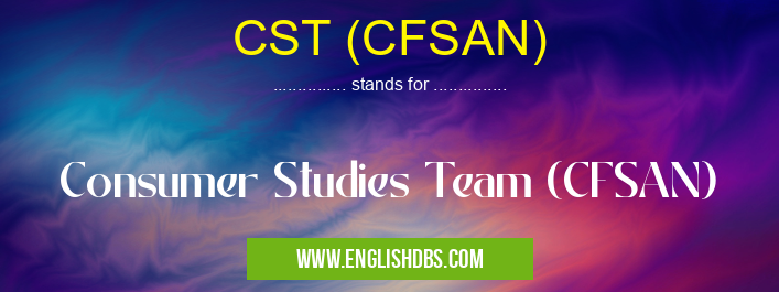 CST (CFSAN)