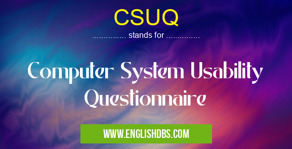 CSUQ