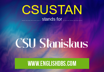 CSUSTAN