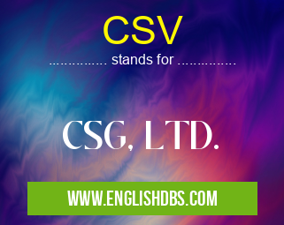 CSV