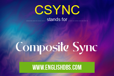 CSYNC