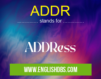 ADDR