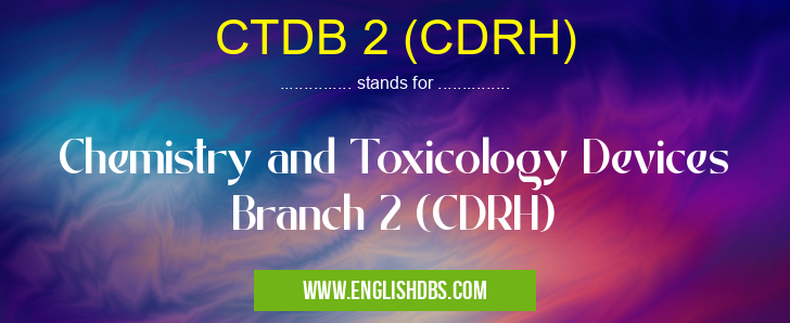 CTDB 2 (CDRH)