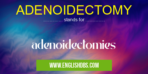 ADENOIDECTOMY