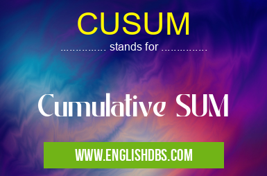 CUSUM