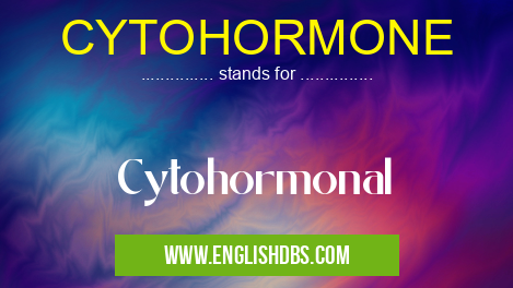 CYTOHORMONE