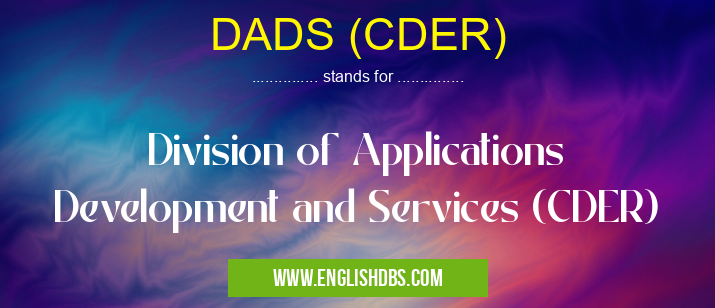 DADS (CDER)