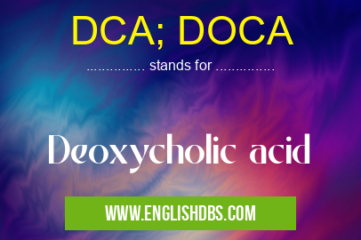 DCA; DOCA