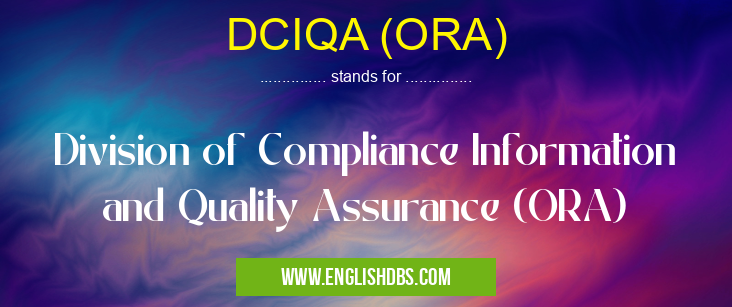 DCIQA (ORA)