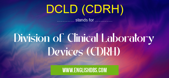 DCLD (CDRH)