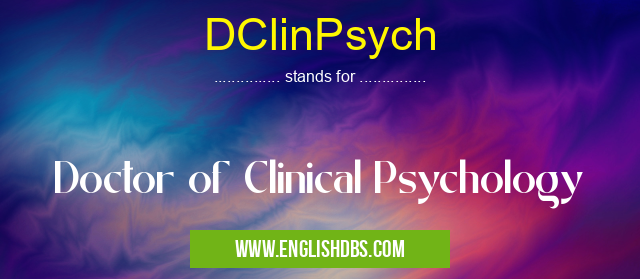 DClinPsych