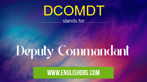 DCOMDT