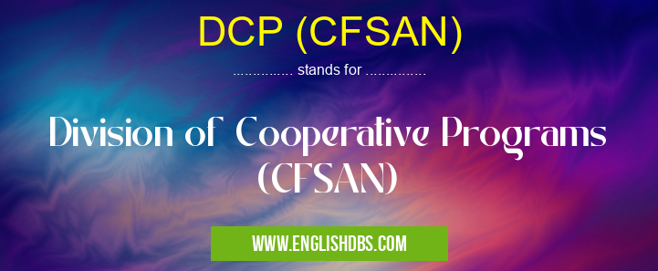 DCP (CFSAN)