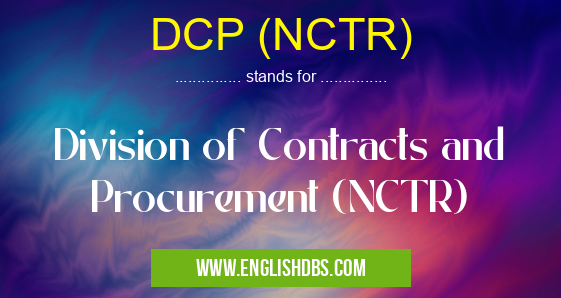 DCP (NCTR)