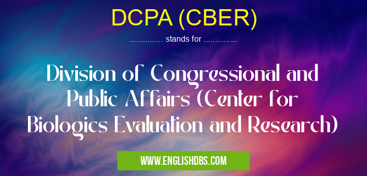 DCPA (CBER)