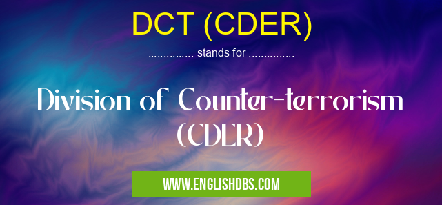 DCT (CDER)