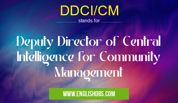 DDCI/CM