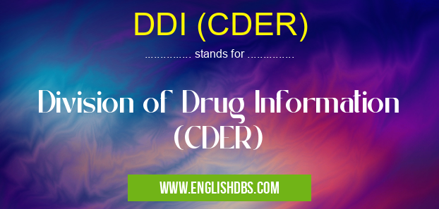 DDI (CDER)