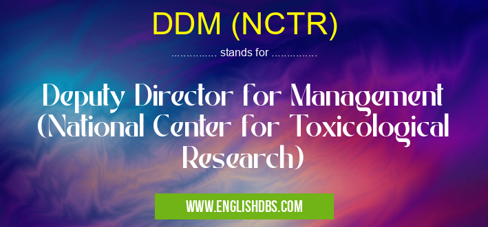 DDM (NCTR)