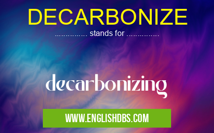 DECARBONIZE