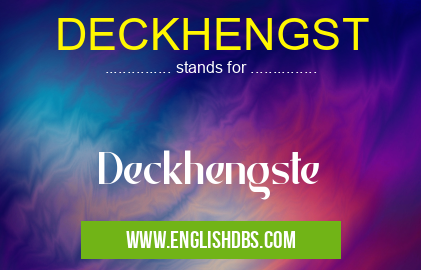 DECKHENGST