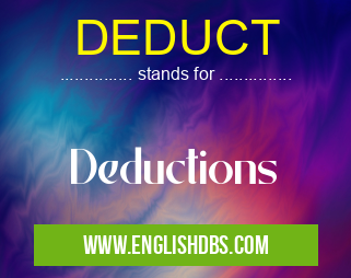 DEDUCT