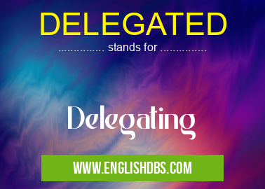 DELEGATED