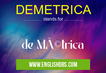 DEMETRICA