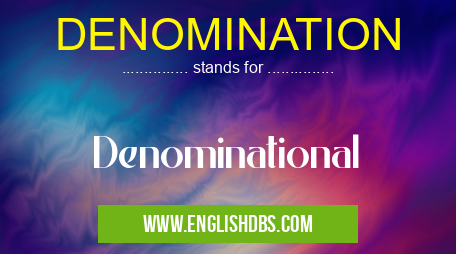 DENOMINATION