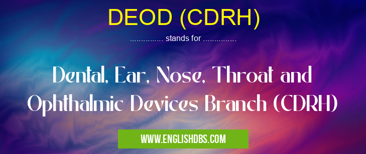 DEOD (CDRH)