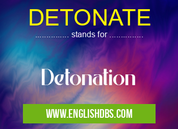 DETONATE