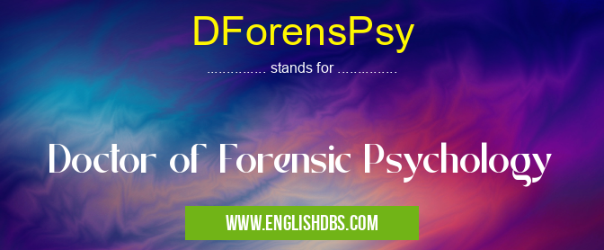 DForensPsy