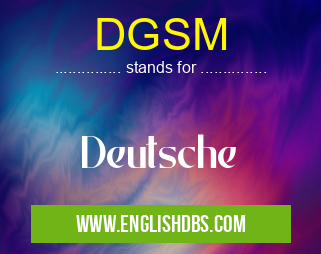 DGSM