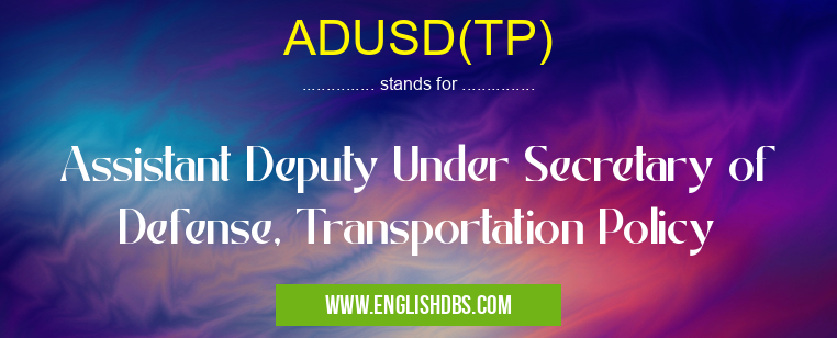 ADUSD(TP)