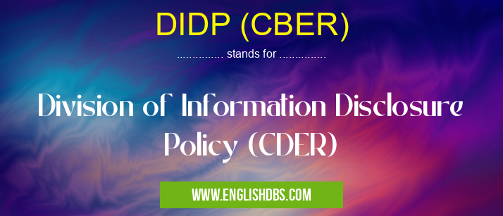 DIDP (CBER)