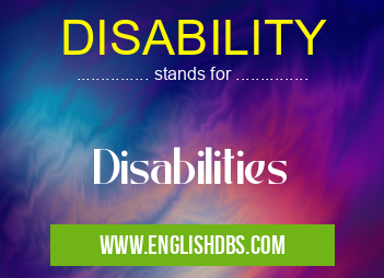 DISABILITY