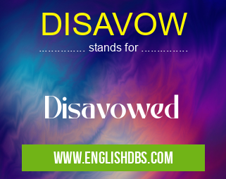 DISAVOW