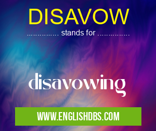 DISAVOW