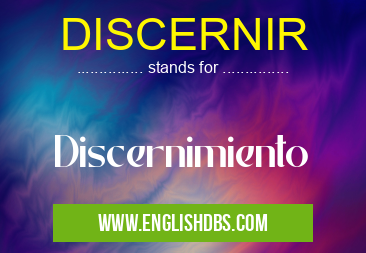 DISCERNIR