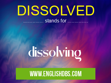 DISSOLVED