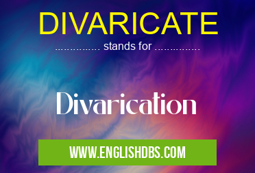 DIVARICATE