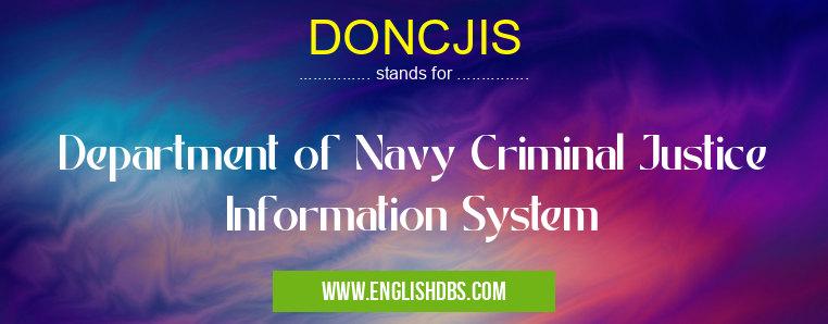 DONCJIS