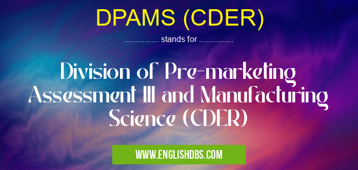 DPAMS (CDER)