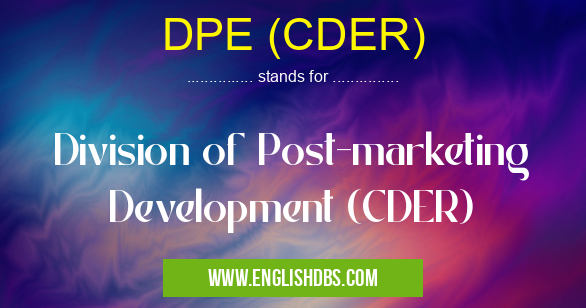 DPE (CDER)