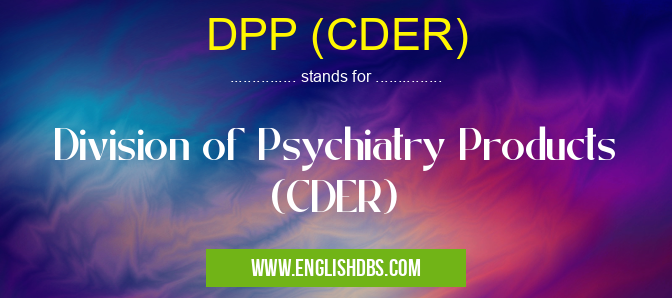 DPP (CDER)