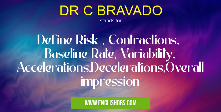 DR C BRAVADO