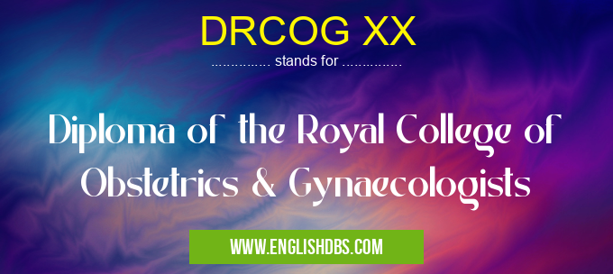 DRCOG XX