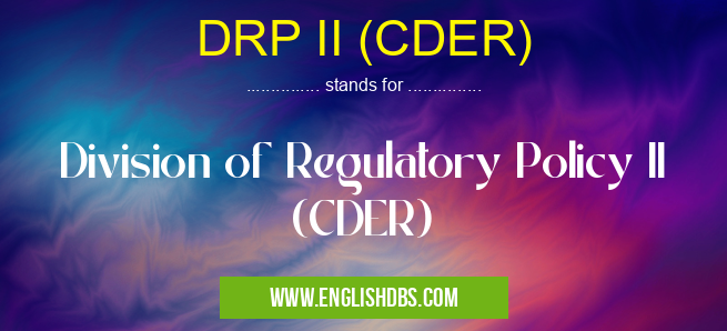 DRP II (CDER)